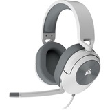 Corsair HS55 SURROUND casque gaming over-ear Blanc/gris, PC, Mac, Xbox Series X|S, PS5, PS4, Nintendo Switch