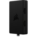 Corsair Hub USB 2.0 interne avec 4 ports Noir, 0,45 mètres