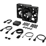 Corsair RX140 MAX Thick ventilateur de boîtier RGB  Noir, 140 x 140 x 30 mm, PWM