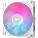 Corsair iCUE RX140 RGB Dual Kit, Ventilateur de boîtier Blanc, 4 broches PWM