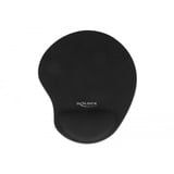 DeLOCK Tapis de souris ergonomique avec repose-poignet en gel Noir