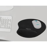 DeLOCK Tapis de souris ergonomique avec repose-poignet en gel Noir
