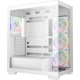 DeepCool CG580 4F WH V2 boîtier midi tower Blanc | 2x USB-A | 1x USB-C | RGB | Verre Trempé