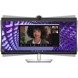 Dell P Series P3424WEB écran plat de PC 86,7 cm (34.1") 3440 x 1440 pixels 4K Ultra HD LCD Noir 34" Moniteur UltraWide incurvé Noir/argent, 1x DisplayPort, 1x HDMI, 2x USB-C, 3x USB-A, 1x RJ-45, 86,7 cm (34.1"), 3440 x 1440 pixels, 4K Ultra HD, LCD, 8 ms, Noir