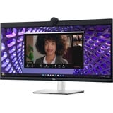 Dell P Series P3424WEB écran plat de PC 86,7 cm (34.1") 3440 x 1440 pixels 4K Ultra HD LCD Noir 34" Moniteur UltraWide incurvé Noir/argent, 1x DisplayPort, 1x HDMI, 2x USB-C, 3x USB-A, 1x RJ-45, 86,7 cm (34.1"), 3440 x 1440 pixels, 4K Ultra HD, LCD, 8 ms, Noir