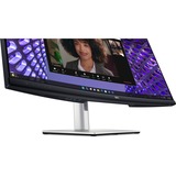 Dell P Series P3424WEB écran plat de PC 86,7 cm (34.1") 3440 x 1440 pixels 4K Ultra HD LCD Noir 34" Moniteur UltraWide incurvé Noir/argent, 1x DisplayPort, 1x HDMI, 2x USB-C, 3x USB-A, 1x RJ-45, 86,7 cm (34.1"), 3440 x 1440 pixels, 4K Ultra HD, LCD, 8 ms, Noir