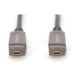 Digitus AK-330127-150-S, Câble Noir