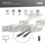 Digitus AK-330127-150-S, Câble Noir