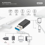 Digitus Adaptateur USB Type-C, USB A - USB-C 