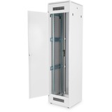 Digitus Armoire réseau de série Unique - 600 x 600 mm (lxp), Armoire informatique Gris clair, Rack autonome, 47U, 800 kg, Gris