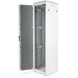 Digitus Armoire réseau de série Unique - 600 x 600 mm (lxp), Armoire informatique Gris clair, Rack autonome, 47U, 800 kg, Gris