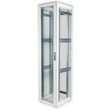 Digitus Armoire réseau de série Unique - 600 x 600 mm (lxp), Armoire informatique Gris clair, Rack autonome, 47U, 800 kg, Gris