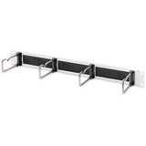 Digitus Panneau de gestion de câbles 19" avec supports en acier et brosse, Guide-câble Gris clair