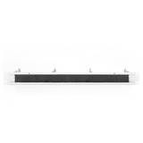 Digitus Panneau de gestion de câbles 19" avec supports en acier et brosse, Guide-câble Gris clair