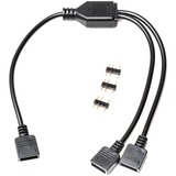 EKWB EK-Loop D-RGB 2-Way Splitter Cable, Câble en Y Noir