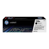 HP Cartouche de toner LaserJet noir 128A (CE320A) Noir, Noir, Vente au détail