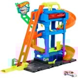 Hot Wheels City – Coffret Le Tunnel de Lavage, Jeu de construction Ensemble véhicule de course et piste, 3 an(s), Plastique, Multicolore