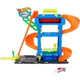 Hot Wheels City – Coffret Le Tunnel de Lavage, Jeu de construction Ensemble véhicule de course et piste, 3 an(s), Plastique, Multicolore