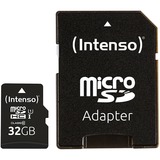 Intenso 32GB microSDHC 32 Go UHS-I Classe 10, Carte mémoire 32 Go, MicroSDHC, Classe 10, UHS-I, 90 Mo/s, Class 1 (U1)