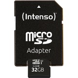 Intenso 32GB microSDHC 32 Go UHS-I Classe 10, Carte mémoire 32 Go, MicroSDHC, Classe 10, UHS-I, 90 Mo/s, Class 1 (U1)