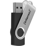 Intenso Office Line 64 GB, Clé USB Argent/Noir