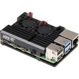 Joy-IT Joy-IT + FAN Raspberry Pi 4 « Armor Case Block Active », boîtier 