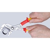 KNIPEX Cobra VDE Pince à pompe à eau High-tech 87 26 250, Clé à tuyau / Serre-tube Rouge/Jaune, Surfaces de préhension dentelées, charnière percée 