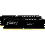 Kingston FURY FURY Beast 16 Go 6000 MT/s DDR5 CL30 DIMM (Kits de 2) Black EXPO, Mémoire vive Noir, 16 Go, 2 x 8 Go, DDR5, 288-pin DIMM, Noir