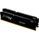 Kingston FURY FURY Beast 16 Go 6000 MT/s DDR5 CL30 DIMM (Kits de 2) Black EXPO, Mémoire vive Noir, 16 Go, 2 x 8 Go, DDR5, 288-pin DIMM, Noir