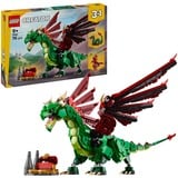 LEGO Créateur 3-en-1 - Dragon médiéval, Jouets de construction 31161