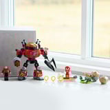 LEGO Knuckles contre l’Egg Crusher de Dr. Eggman, Jouets de construction 