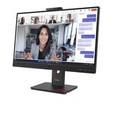 Lenovo ThinkVision T27QD-4v 27" Moniteur Noir, 1x DisplayPort, 1x HDMI, 2x USB-C, 3x USB-A, 1x RJ-45, 120 Hz, 68,6 cm (27"), 2560 x 1440 pixels, Quad HD, LCD, 6 ms, Noir