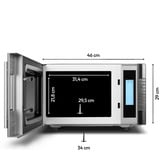 Medion MD14482, Four à micro-ondes Noir/Argent