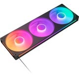 NZXT F360 RGB CORE ventilateurs de boîtier Noir, 3 pièces, 360 x 120 x 26 mm