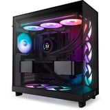 NZXT F360 RGB CORE ventilateurs de boîtier Noir, 3 pièces, 360 x 120 x 26 mm