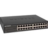 Netgear GS324 Non-géré Gigabit Ethernet (10/100/1000) Noir, Switch Non-géré, Gigabit Ethernet (10/100/1000), Grille de montage, Montage mural