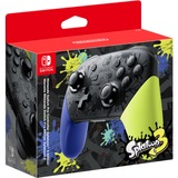 Nintendo Pro Controller Splatoon 3 Edition Noir, Vert, Violet Bluetooth Manette de jeu Analogique/Numérique Nintendo Switch Bleu/néon jaune, Manette de jeu, Nintendo Switch, Croix directionnelle, Bouton d'accueil, Analogique/Numérique, Sans fil, Bluetooth