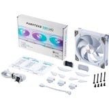 Phanteks D30-140 PWM Regular ventilateur de boîtier RGB  Blanc, 140 x 140 x 30 mm, 1 pièce, connecteur de ventilateur PWM à 4 broches