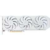 PowerColor Radeon RX 9060 XT Hellhound Spectral White 16G, Carte graphique Blanc