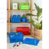 Room Copenhagen Brique de rangement LEGO 4 Couvercle supérieur translucide, Boîte de rangement Vert clair/transparent