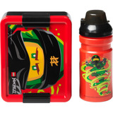 Room Copenhagen LEGO Lunch Box Set Ninjago, Service Rouge/Noir