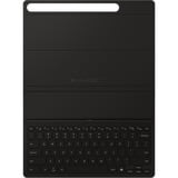 SAMSUNG EF-DX820 QWERTZ Allemand Pogo Pin Noir, clavier Noir, Layout DE, QWERTZ, Allemand, Pavé tactile, Samsung, Galaxy Tab S10+, Galaxy Tab S9+, Galaxy Tab S9 FE+, Noir