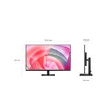 Samsung S70D écran plat de PC 94 cm (37") 3840 x 2160 pixels 4K Ultra HD LCD Noir Moniteur Noir, 1x DisplayPort, 1x HDMI, 94 cm (37"), 3840 x 2160 pixels, 4K Ultra HD, LCD, 5 ms, Noir