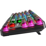 Sharkoon Crystal Shark RGB clavier gaming mécanique Noir, Layout DE (QWERTZ), KTT, 85%