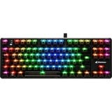 Sharkoon Crystal Shark, clavier gaming Noir, Layout DE, KTT