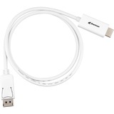 Sharkoon DisplayPort 1.2 > HDMI, Adaptateur Blanc, 1 mètre, 4K