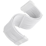 SilverStone Câble de rallonge d'alimentation SST-PP07E-MBW-V2, 24 broches ATX, Câble d'extension Blanc