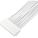 SilverStone Câble de rallonge d'alimentation SST-PP07E-MBW-V2, 24 broches ATX, Câble d'extension Blanc