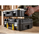 Stanley PRO-STACK Organizer Duo-Pack, Boîte à outils Noir/transparent