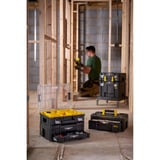 Stanley PRO-STACK Organizer Duo-Pack, Boîte à outils Noir/transparent